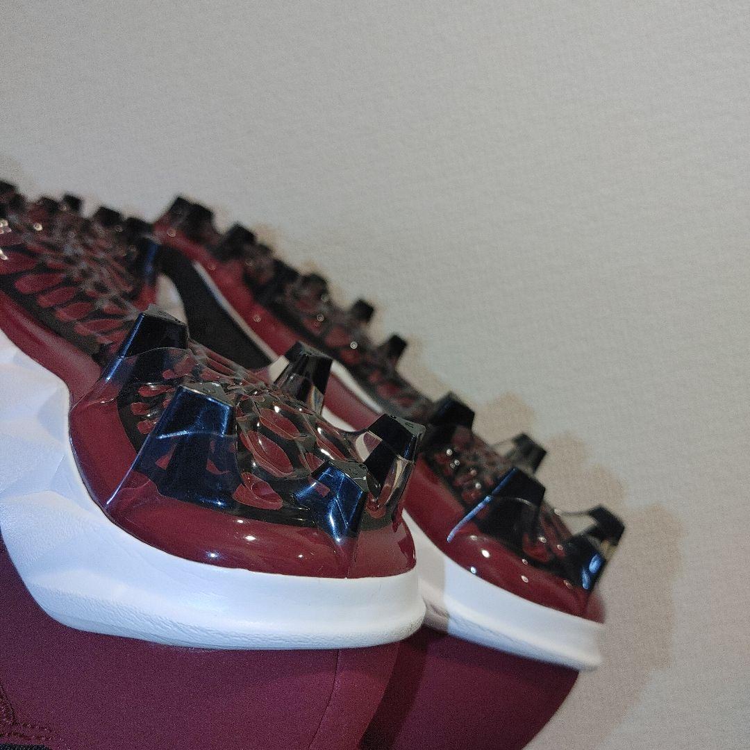 NIKE　フットボール　27.5センチ ブラック×エンジ　ポイント　スパイク