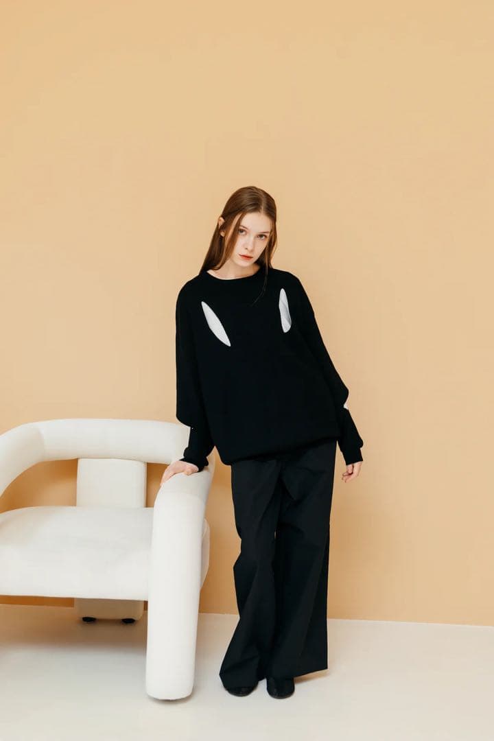 e*様 【本日のみお値下げ・試着のみ】UNOF/ SLIT KNIT PULLO