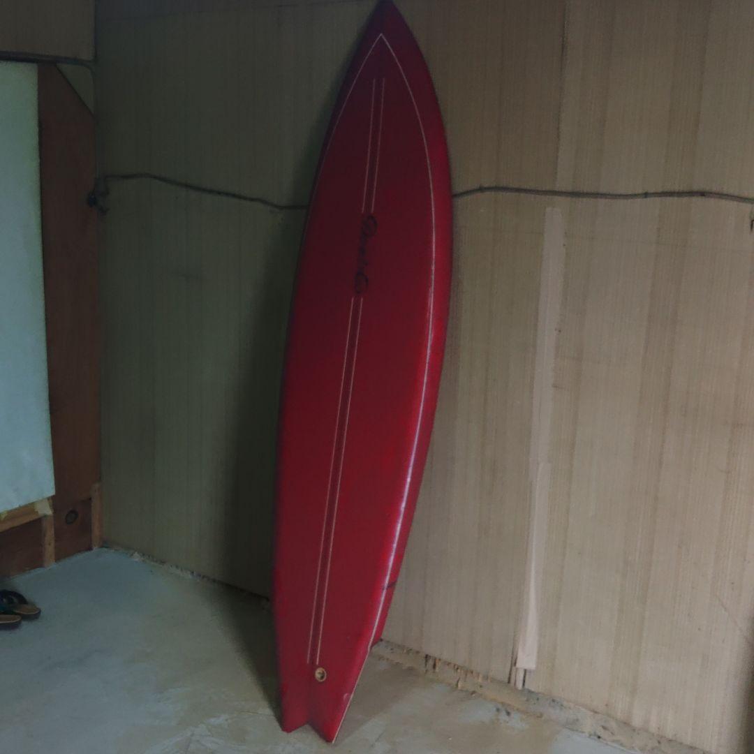 Domingo ショートボード レッド