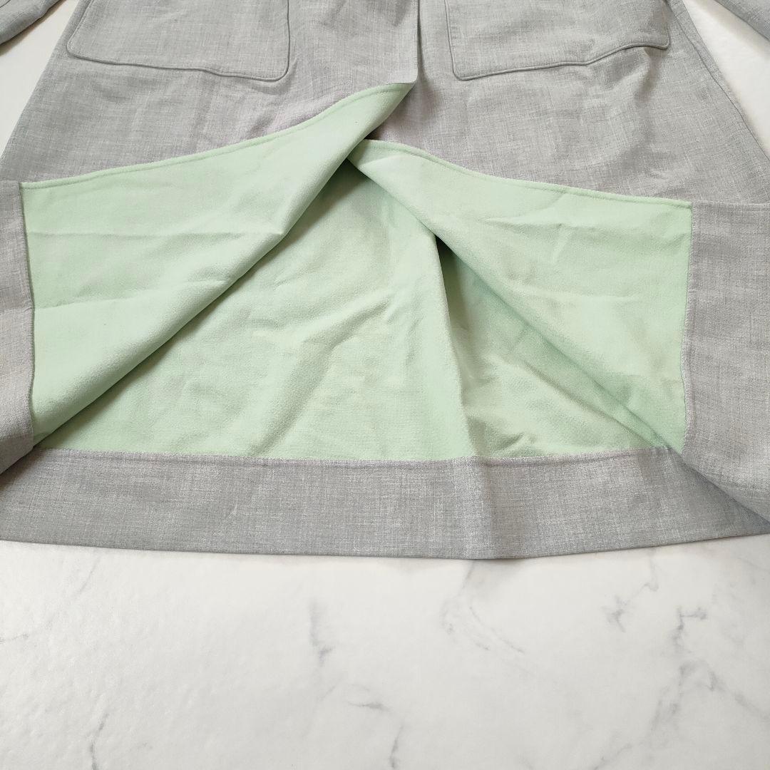 美品　プラステ　リバーシブルスプリングコート　L