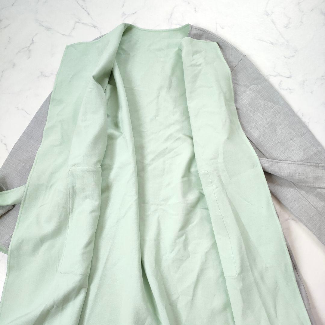 美品　プラステ　リバーシブルスプリングコート　L