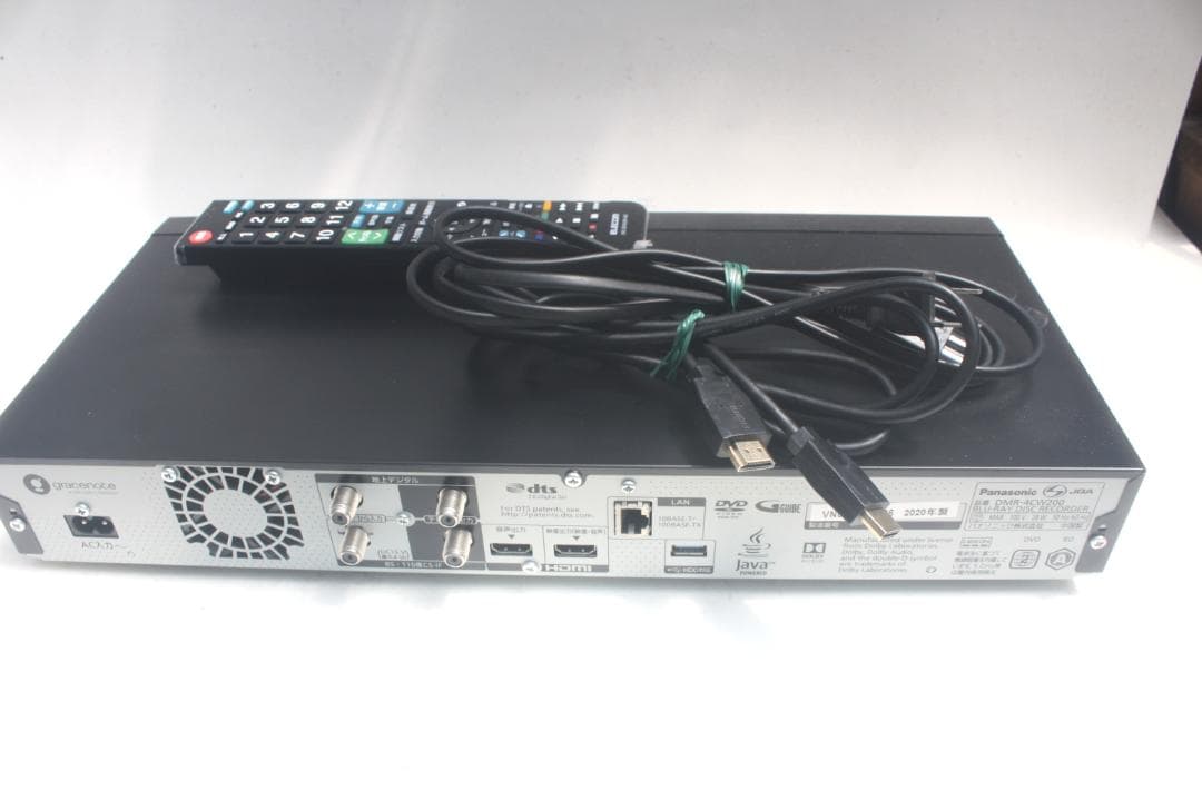 Panasonic DMR-4CW200 2TBブルーレイレコーダー