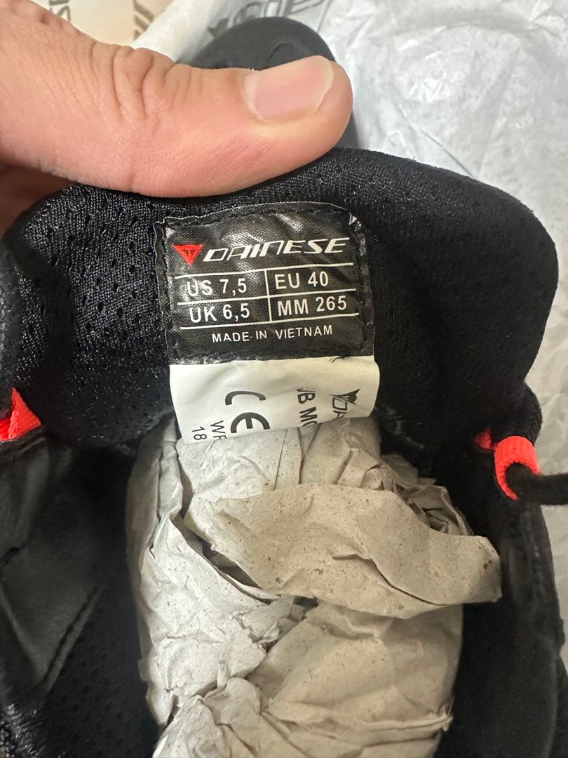 バイク用レーシングシューズ ブラック