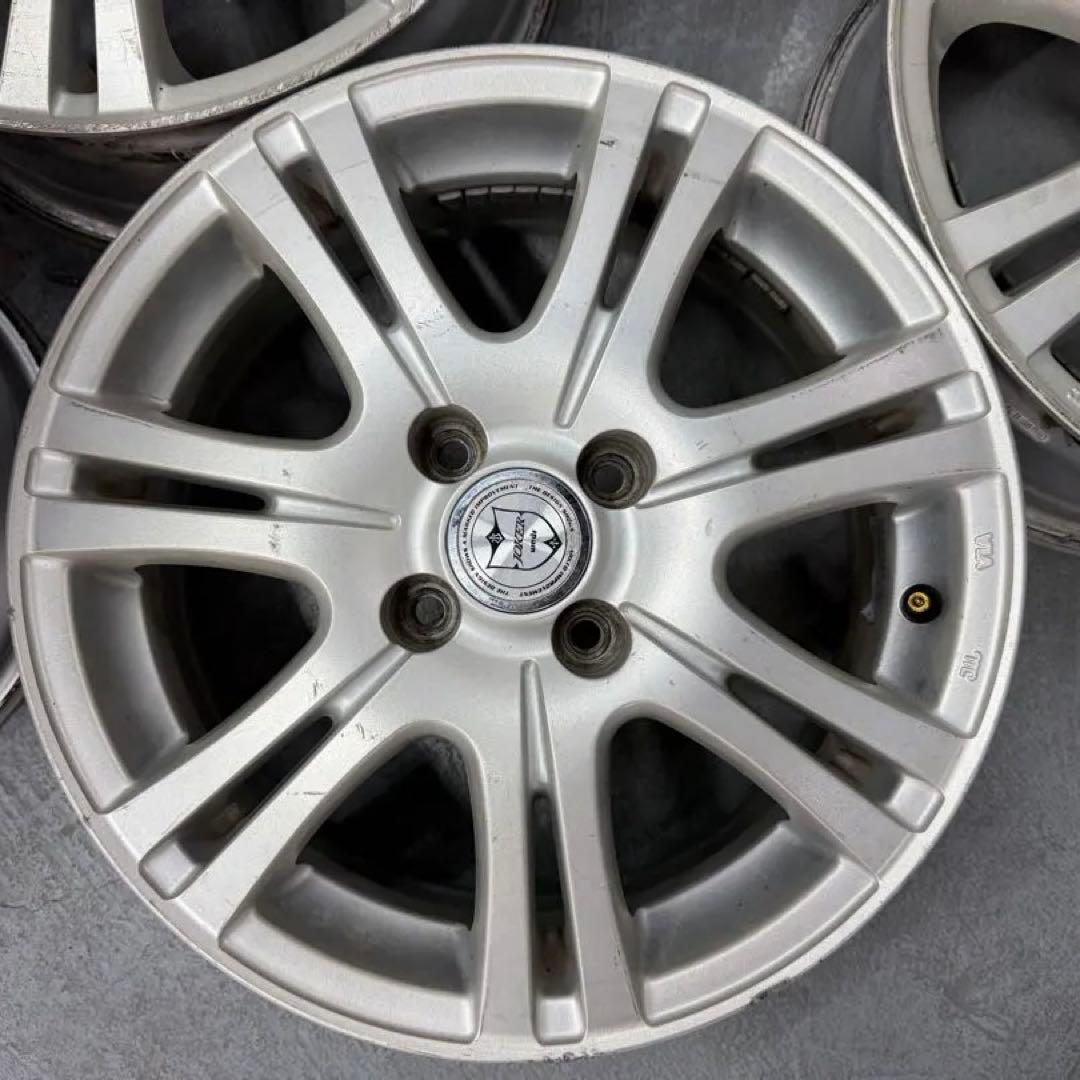 15インチアルミホイール15×6J 4穴 中古 ４本