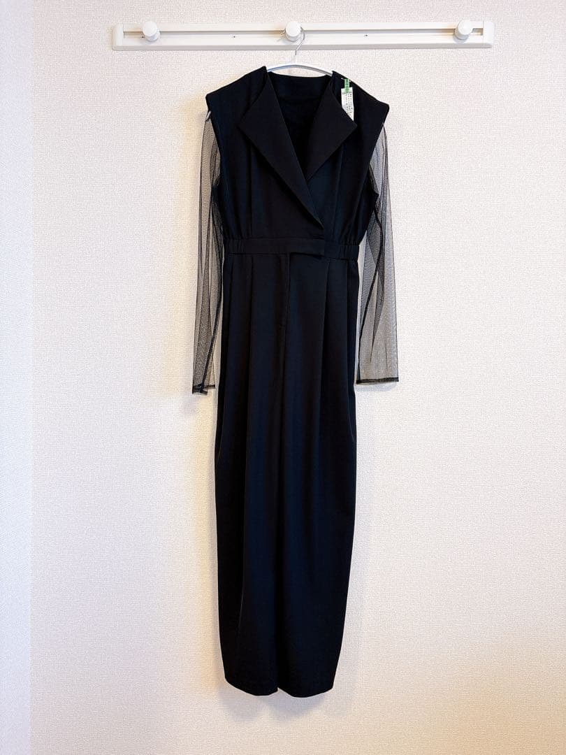 値下げ不可【店舗クリーニング済】スタンドアウトカラーオールインパンツ　M 黒