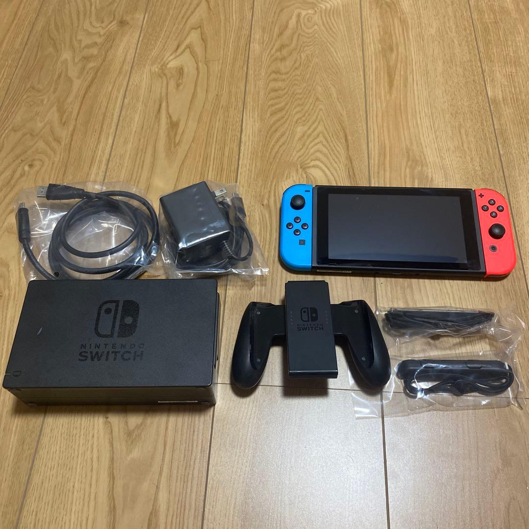 プロコン付き‼️NintendoSwitchネオンブルー/ネオンレッド 付属品完備