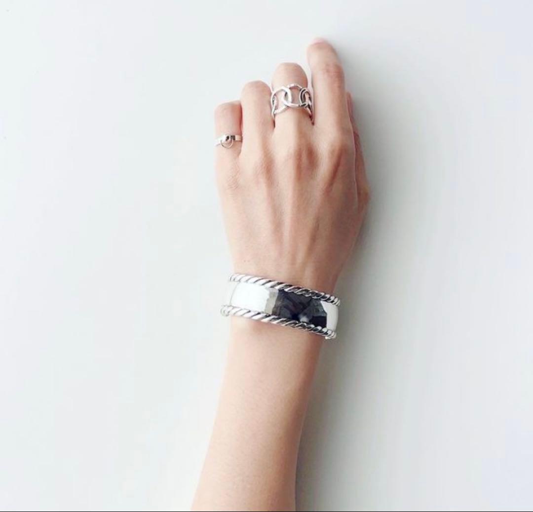 極美品 PHILIPPE AUDIBERT シルバーバングル