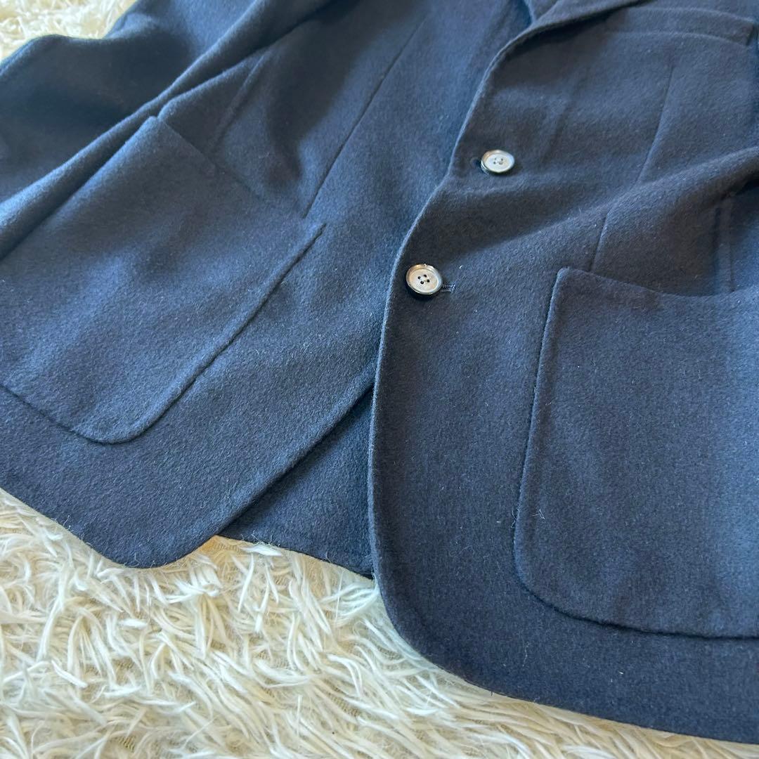 美品　トゥモローランド　カシミヤダブルフェイスメルトン　テーラードジャケット　S