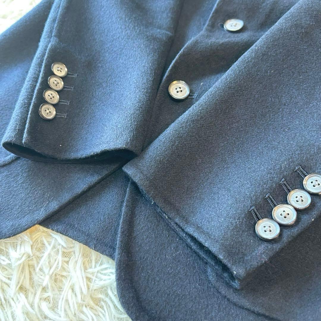 美品　トゥモローランド　カシミヤダブルフェイスメルトン　テーラードジャケット　S