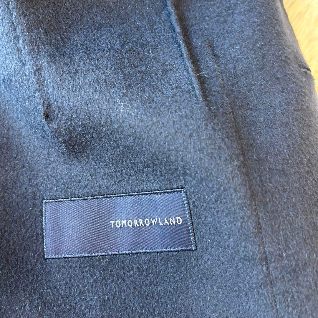 美品　トゥモローランド　カシミヤダブルフェイスメルトン　テーラードジャケット　S