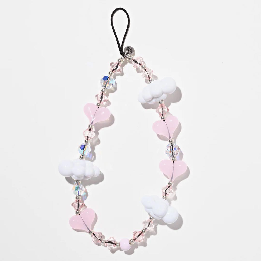 stringting ストリングシング ストラップ ハート 雲 ピンク チャーム