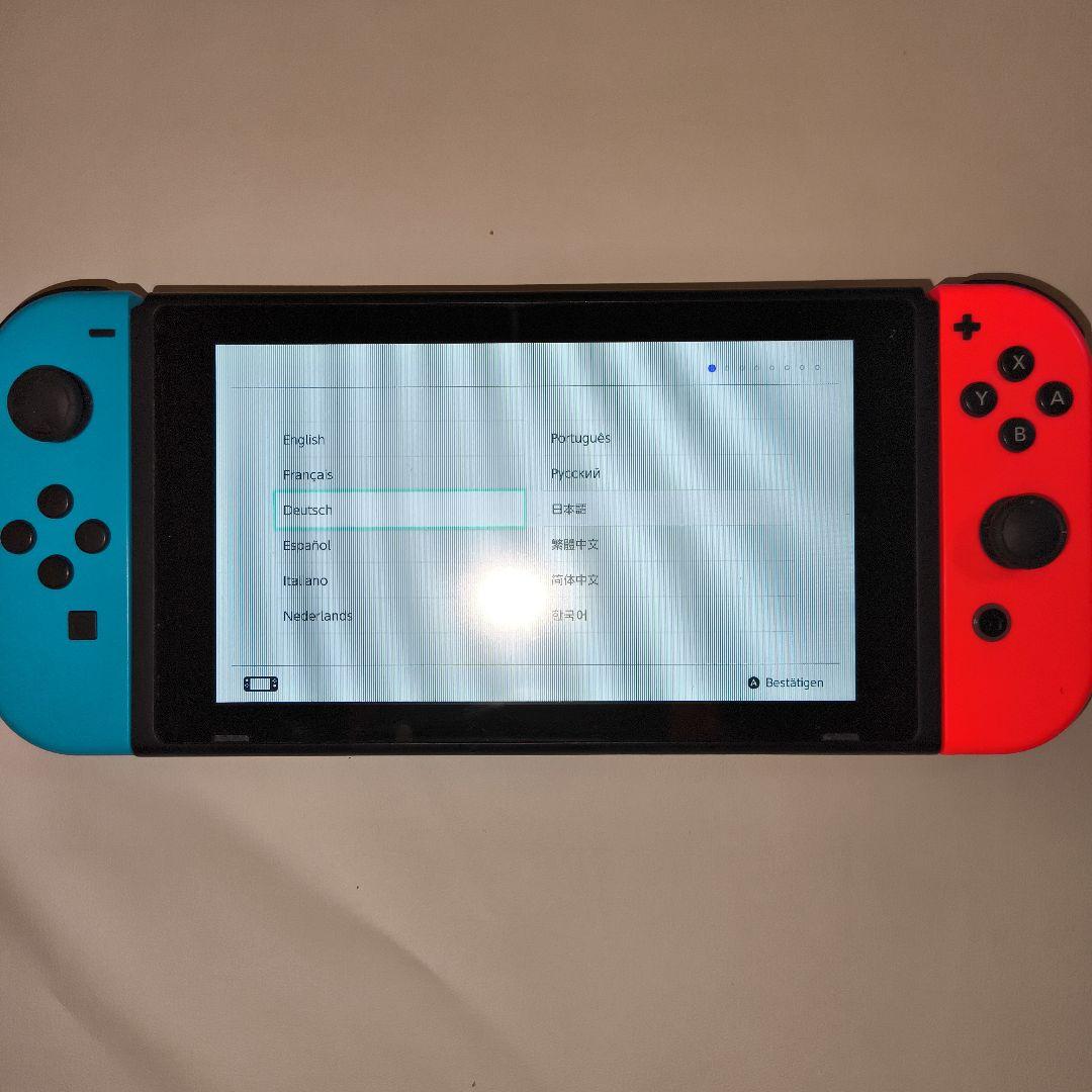 【ジャンク品】Nintendo Switch 本体 青/赤Joy-Con