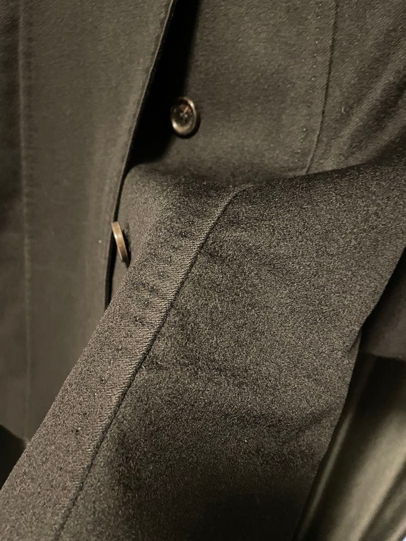 【バーバリー ブラックレーベル】コート ブラック カシミヤ　お値下げしました♪