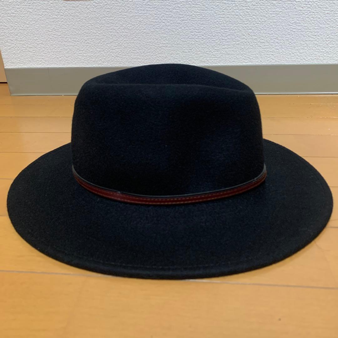 STETSON ブラックウールハット