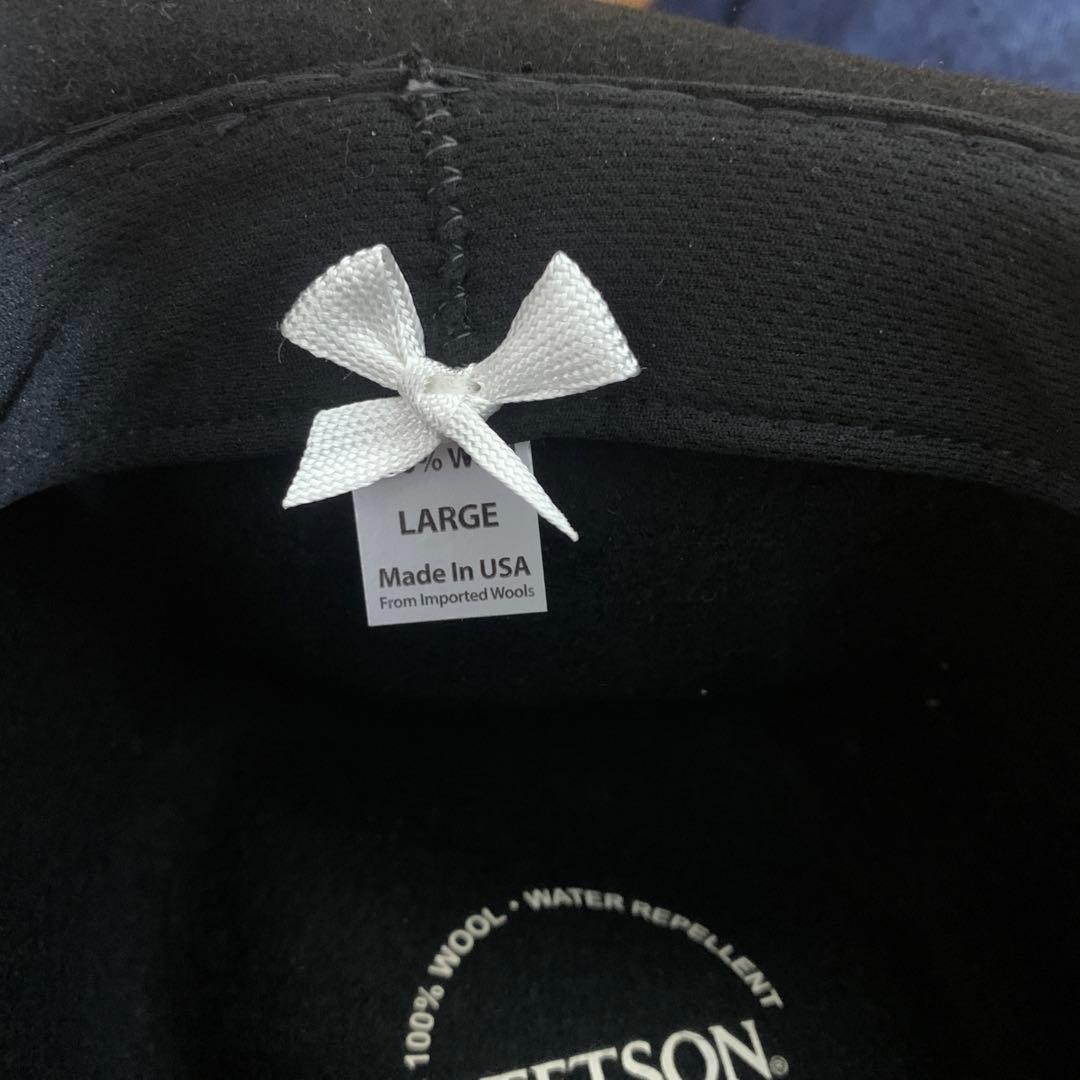 STETSON ブラックウールハット