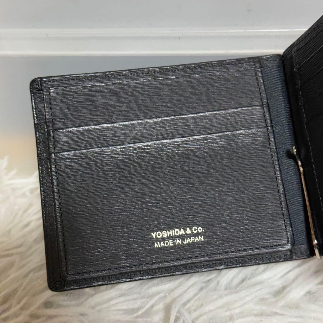 ⭐️未使用級⭐️　PORTER CURRENT　マネークリップ　ブラック　レザー