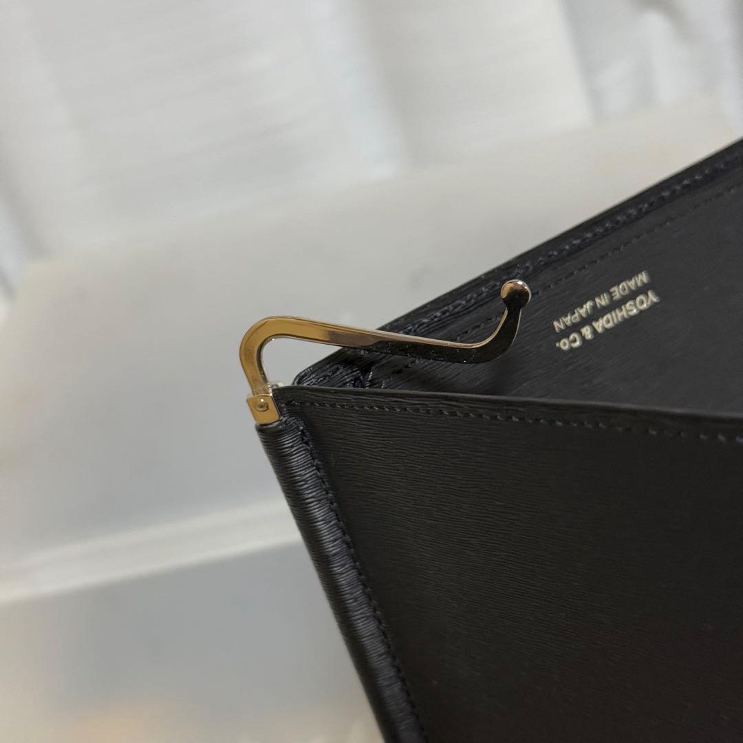 ⭐️未使用級⭐️　PORTER CURRENT　マネークリップ　ブラック　レザー