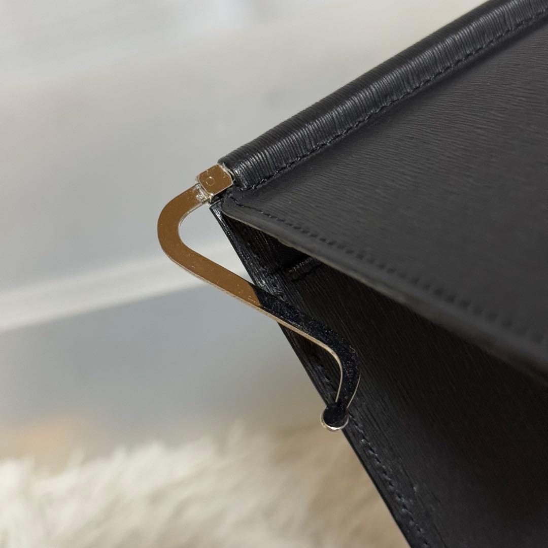 ⭐️未使用級⭐️　PORTER CURRENT　マネークリップ　ブラック　レザー