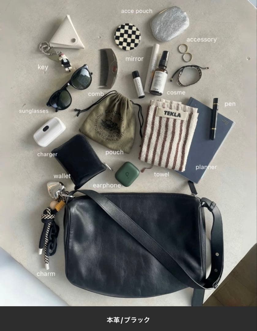 ear PAPILLONNERスワロ―マチショルダーバッグ