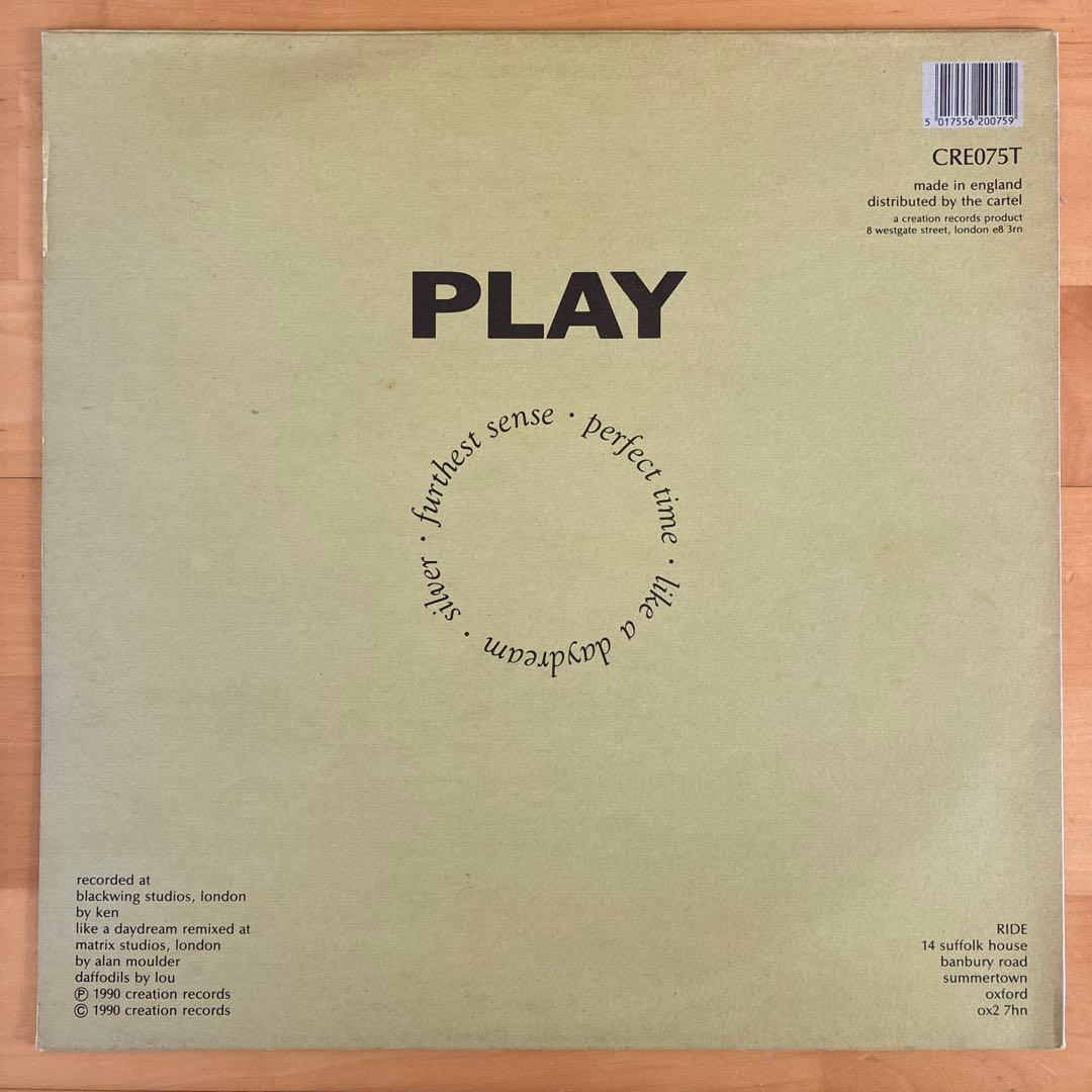 RIDE 初期12インチEP UKオリジナル盤3枚セット