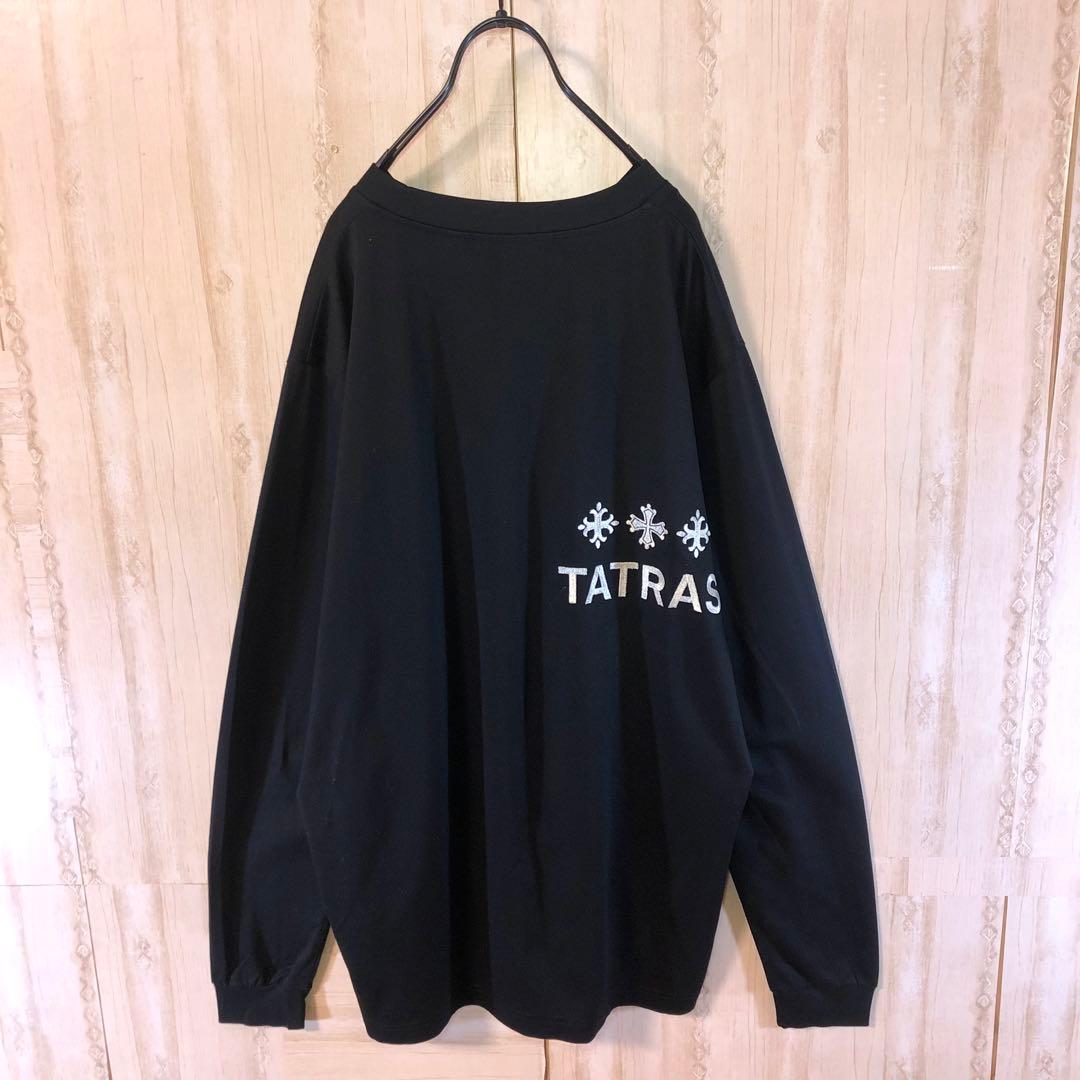 TATRAS タトラス ロングtシャツ 長袖 両面刺繍ロゴ入り
