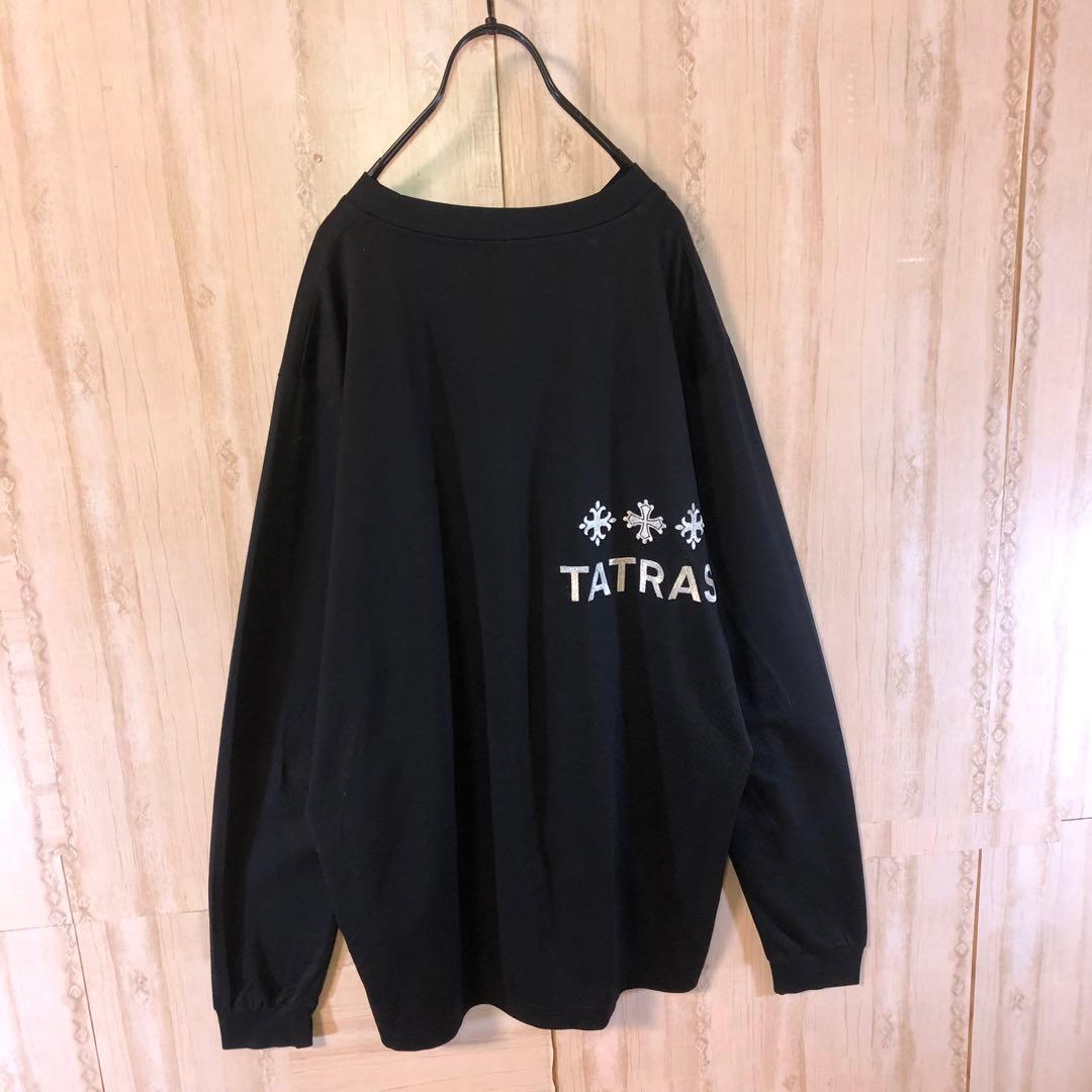 TATRAS タトラス ロングtシャツ 長袖 両面刺繍ロゴ入り