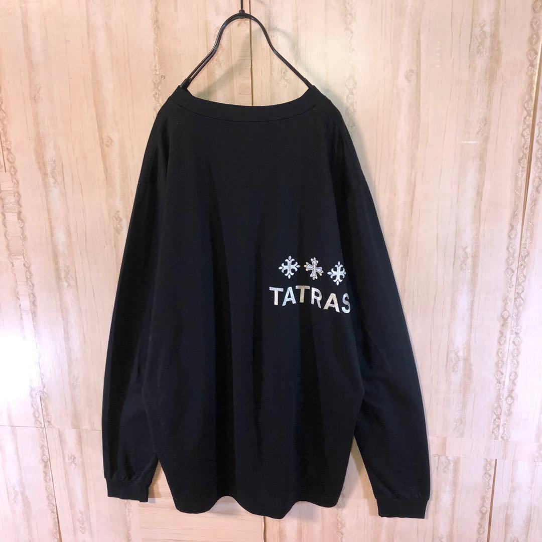 TATRAS タトラス ロングtシャツ 長袖 両面刺繍ロゴ入り