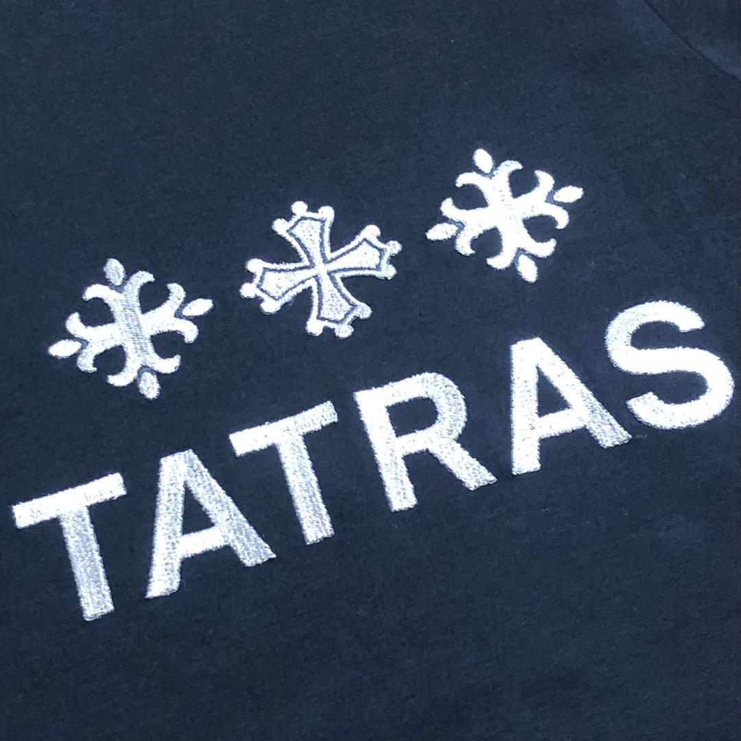 TATRAS タトラス ロングtシャツ 長袖 両面刺繍ロゴ入り