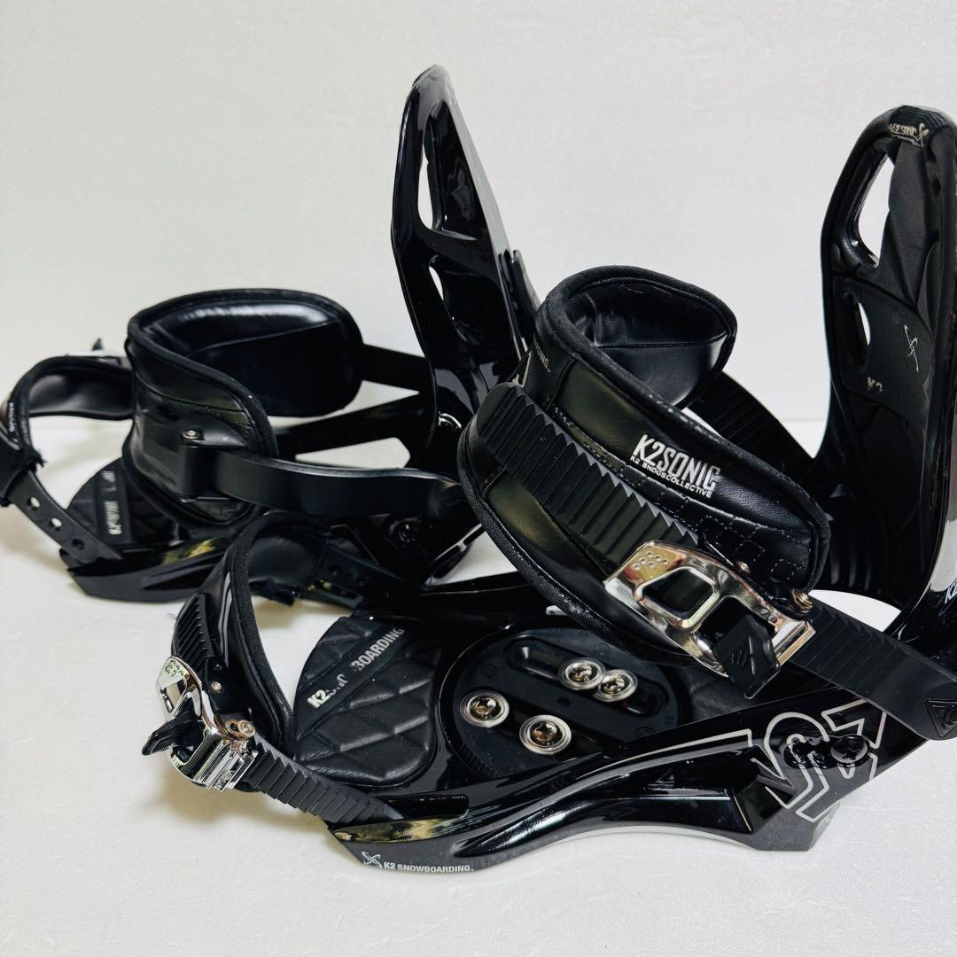 K2 mサイズスノーボードビンディング ブラック 黒色格安特価激安初心者