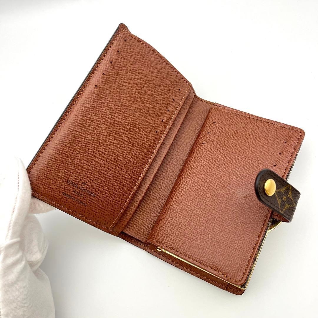 新型✨ルイヴィトン ポルトフォイユ ヴィエノワ モノグラム がま口 二つ折り財布
