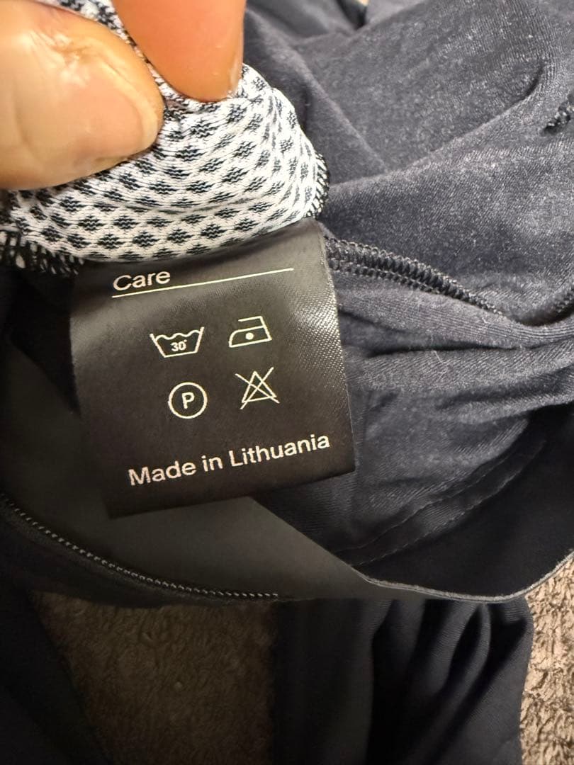 pas normal studios ロングスリーブジャージ黒　xs