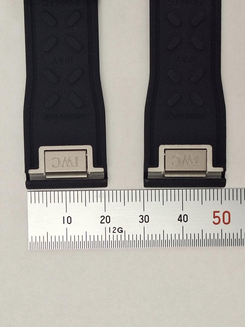 IWC 純正ラバーベルト ストラップ ブラック　【未使用】