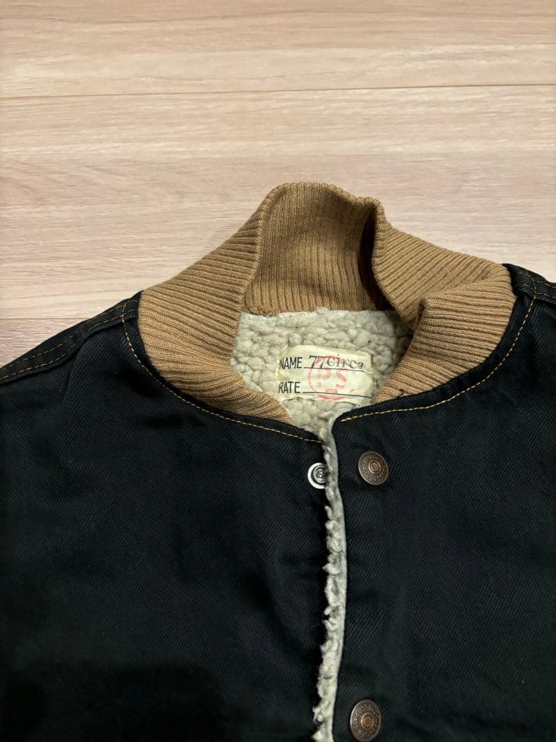 77circa ボア　デニムジャケット