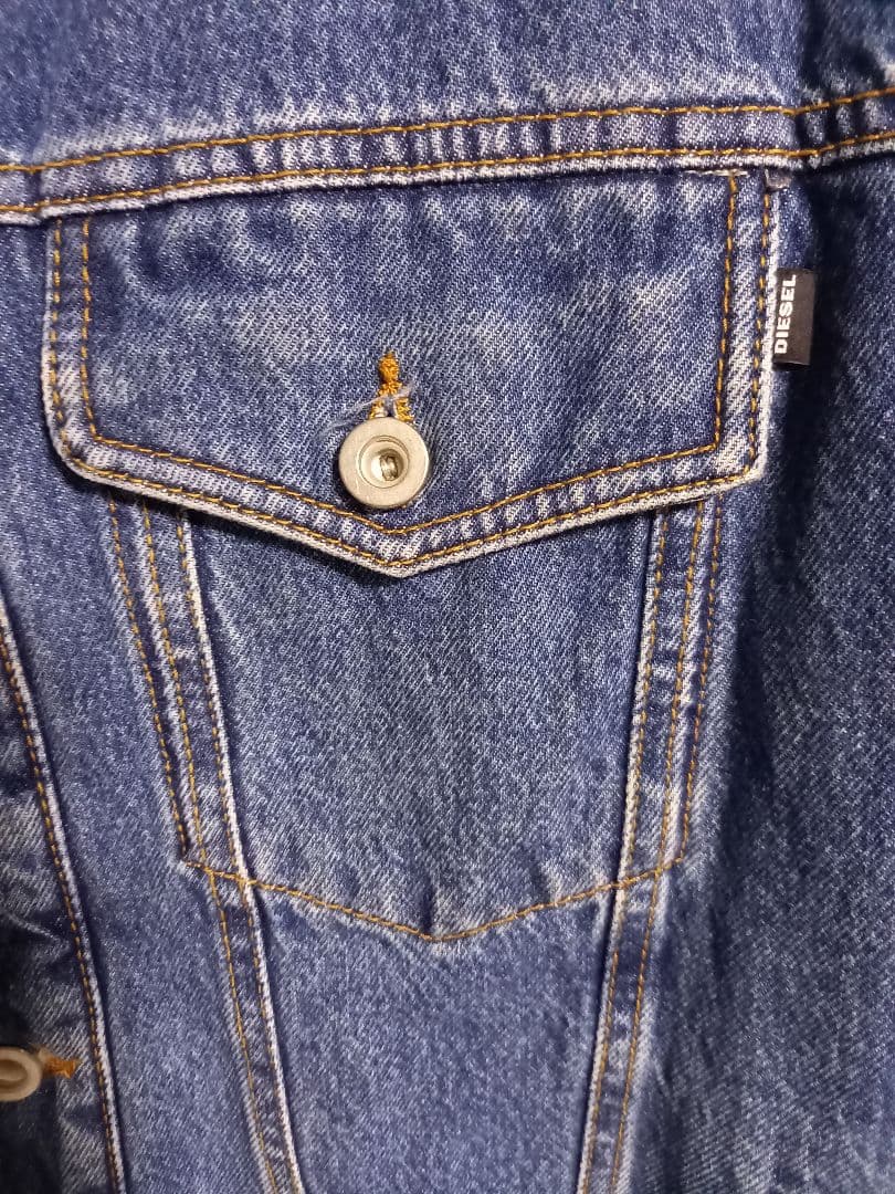 DIESEL　ボア付きデニムジャケット　XL