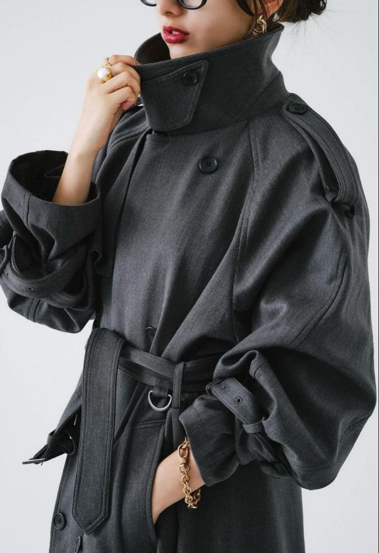 THE TOE Avignon Trench Coat トレンチコート　グレー