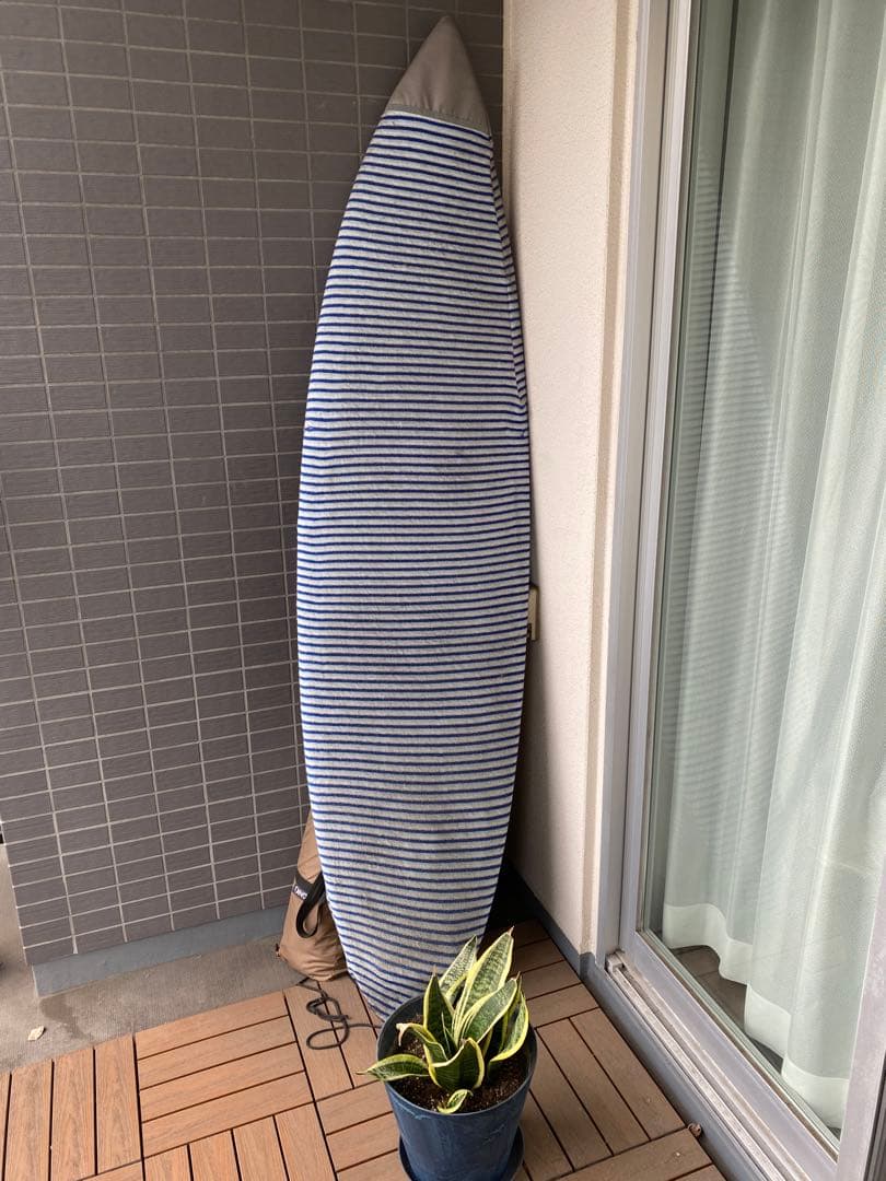 ［値下げ］ホワイト/グリーン ショートボード