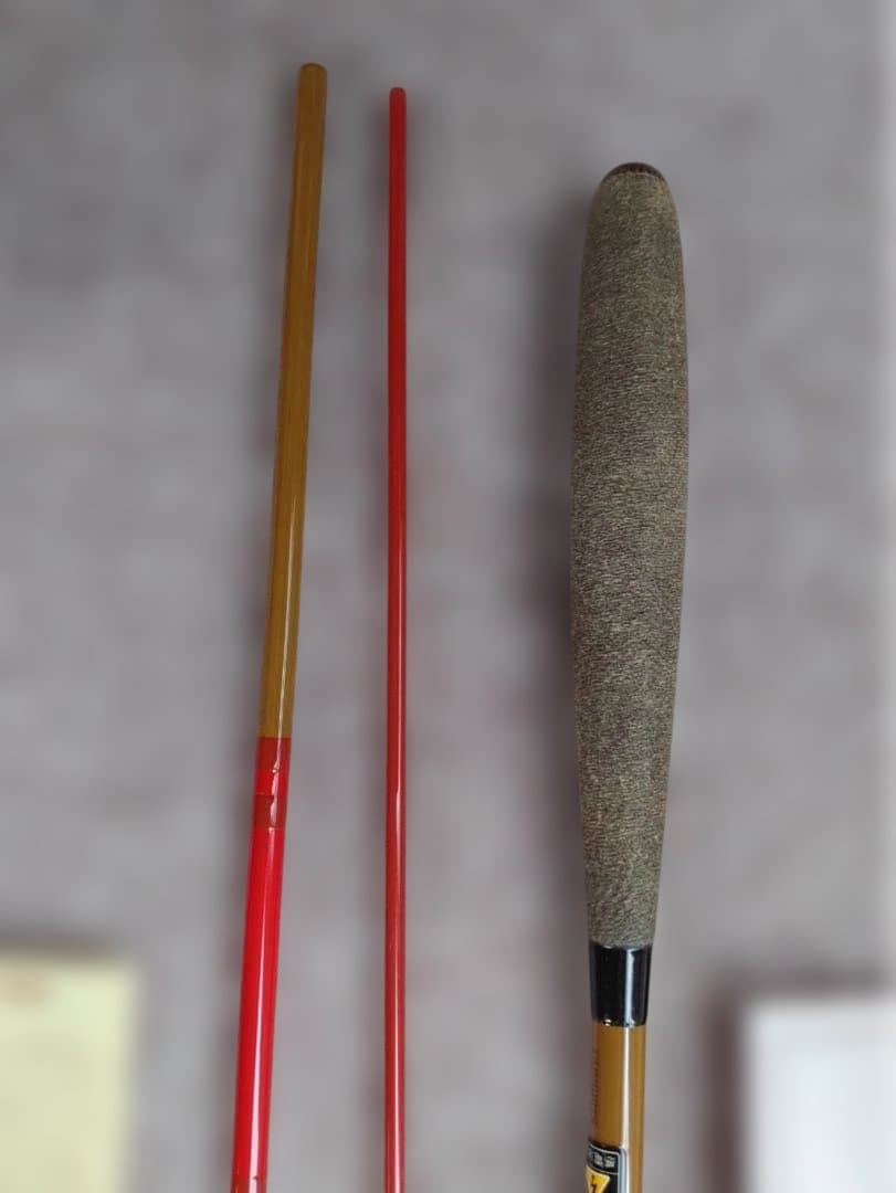 ヘラブナ　竿　朱紋峰　凌8尺