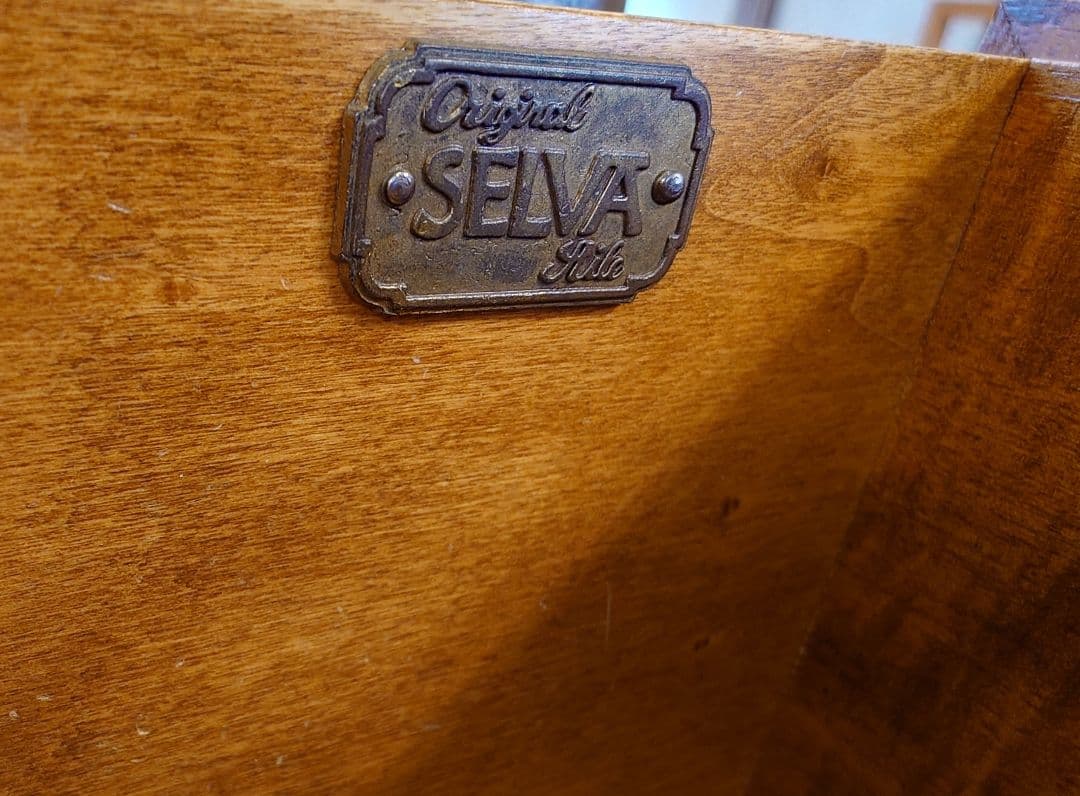 ちーさま専用です！〈セルバ社〉イタリア家具アンティーク木製キャビネット 4段