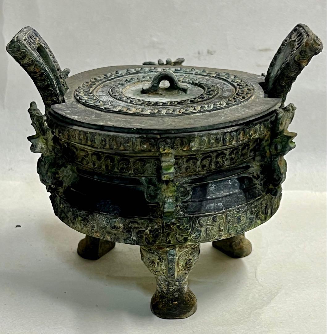 中国春秋時代の青銅器　 王子午鼎　中国古玩