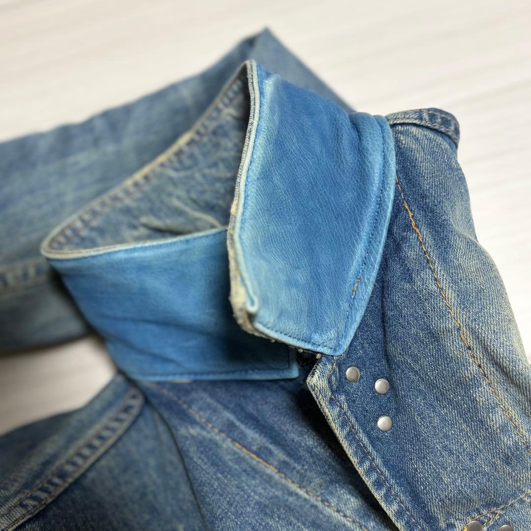 ISAMU KATAYAMA BACKLASH スタッズ デニムジャケット