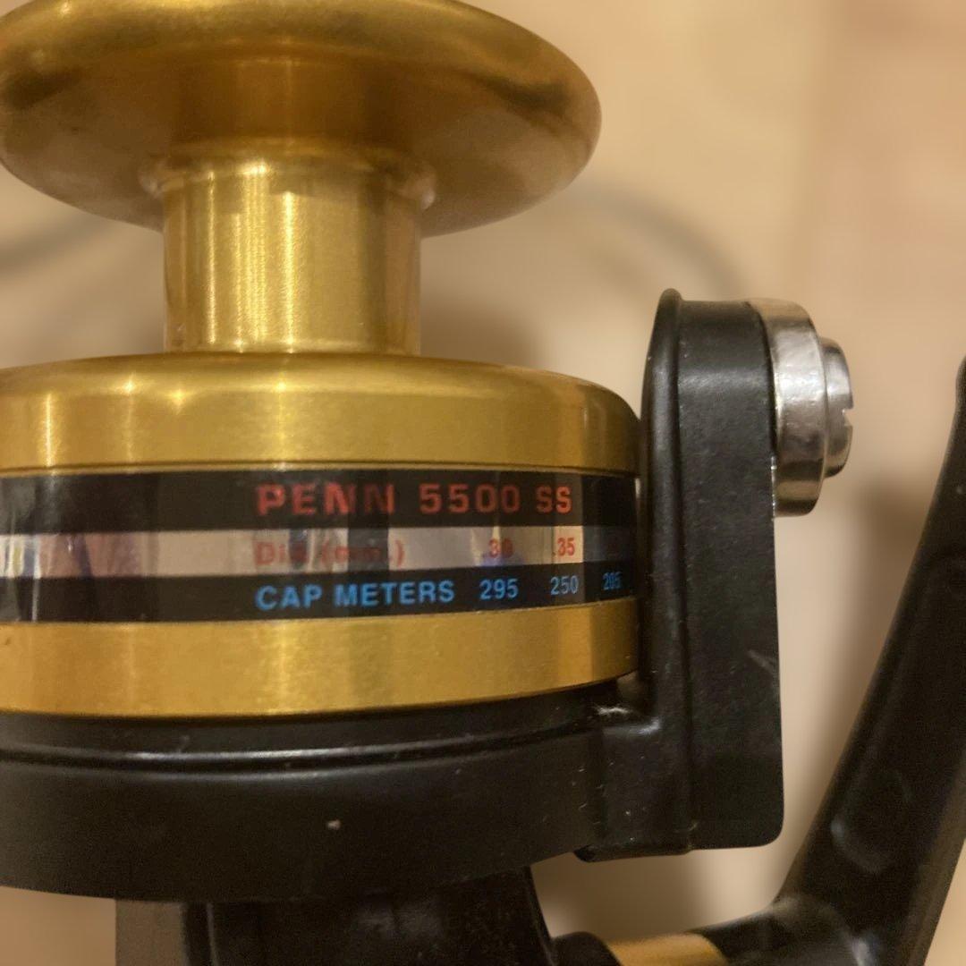 Penn 5500SS スピニングリール 替えスプール付き