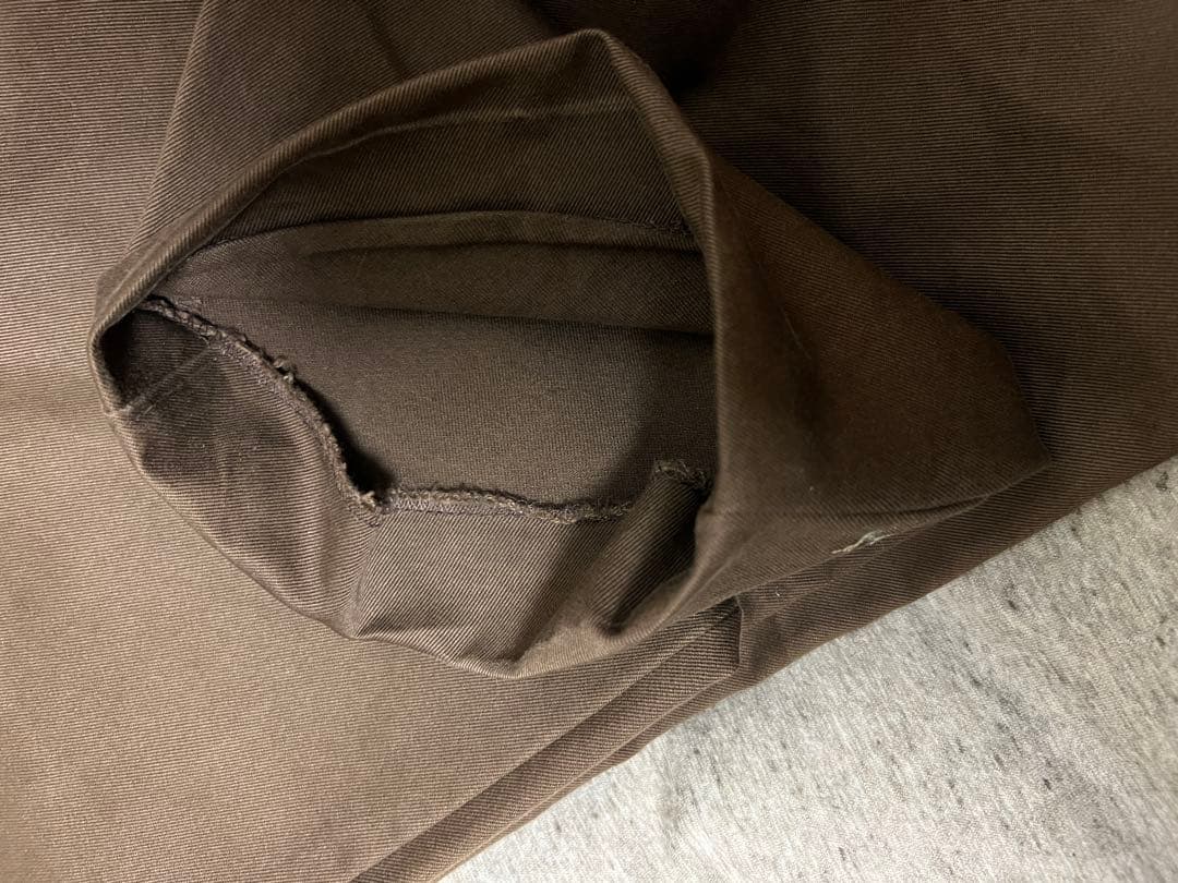 パンツ AURALEE WASHED FINX CHINO TAPERED PANTS