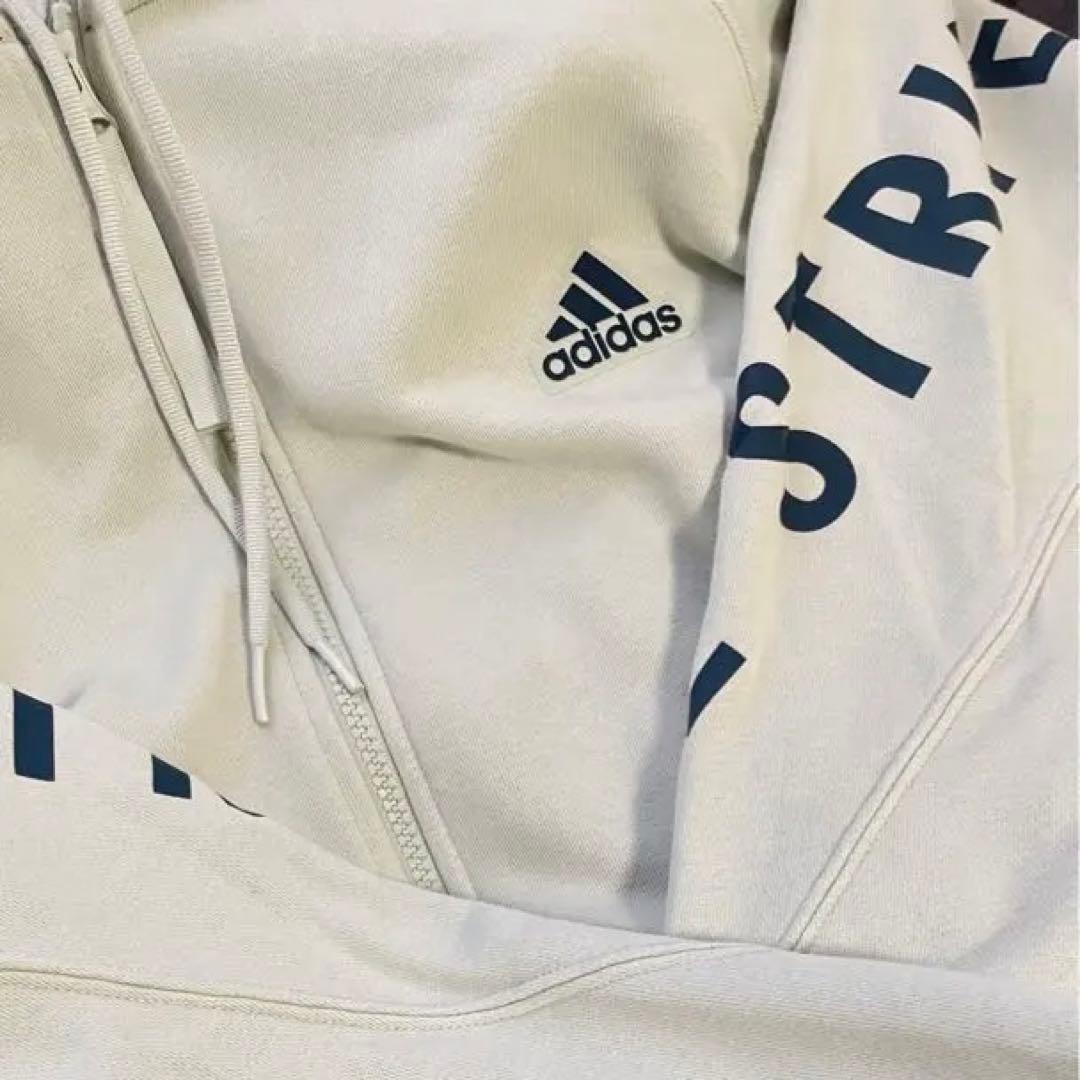 adidas パーカー フルジップ フード付き フーディー ミントグリーン