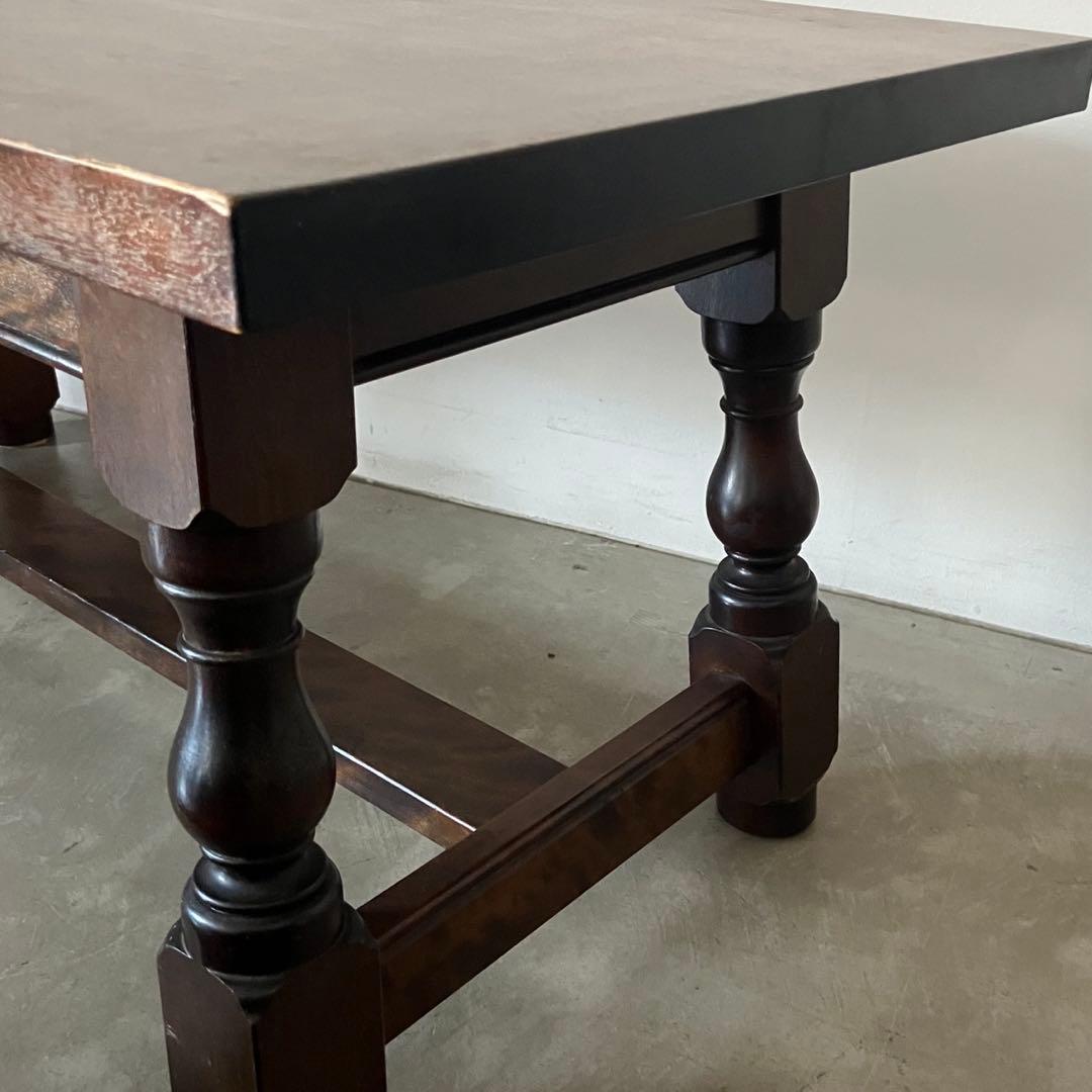 レトロ　アンティーク　ヴィンテージ　古道具　古家具　松本民芸家具　テーブル　机