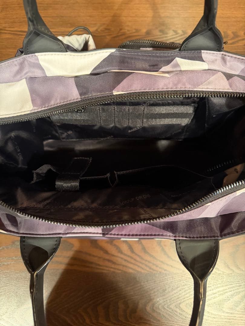 MARK&LONA 幾何学模様 ゴルフバッグ