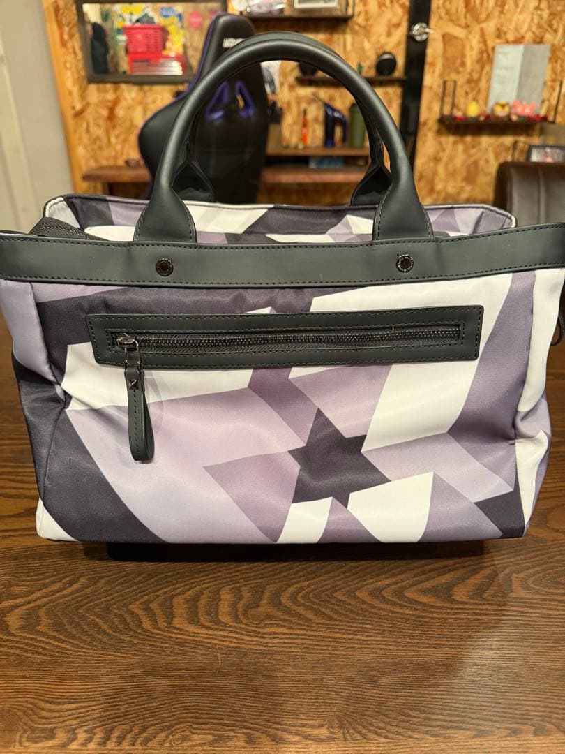 MARK&LONA 幾何学模様 ゴルフバッグ