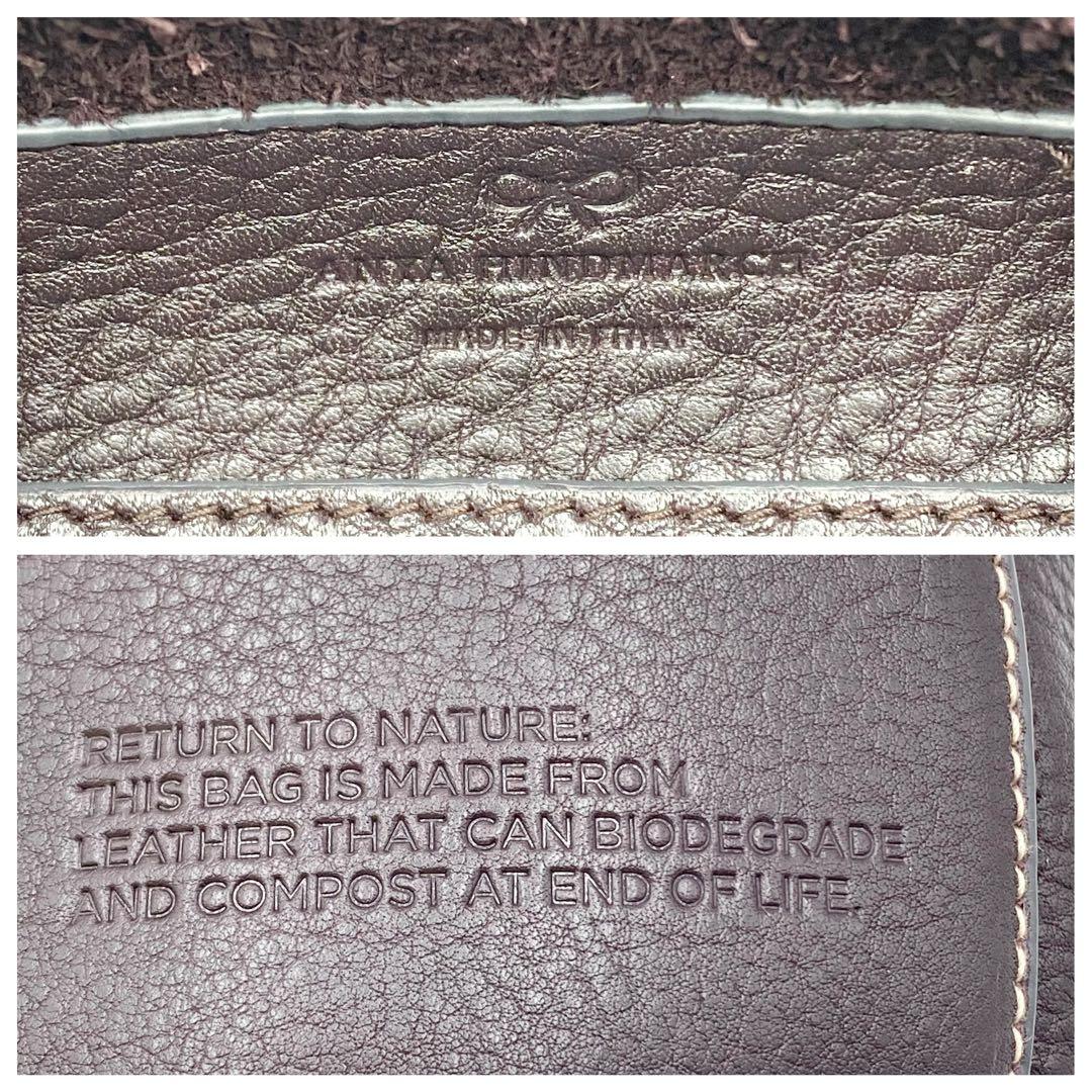 美品★ANYA HINDMARCH 巾着ショルダーバッグ★130