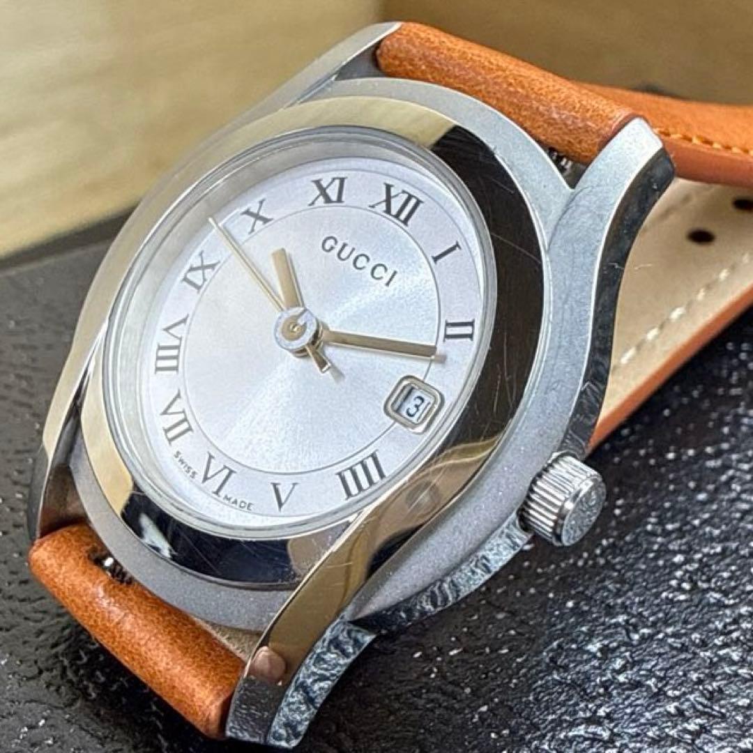 腕時計 Gucci グッチ 5500L 3針クォーツ デイト