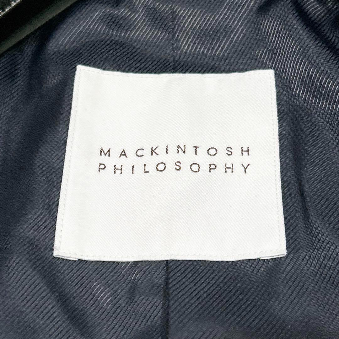 未使用級美品✨　マッキントッシュ　ピーコート　36 ウール　メンズ　ネイビー