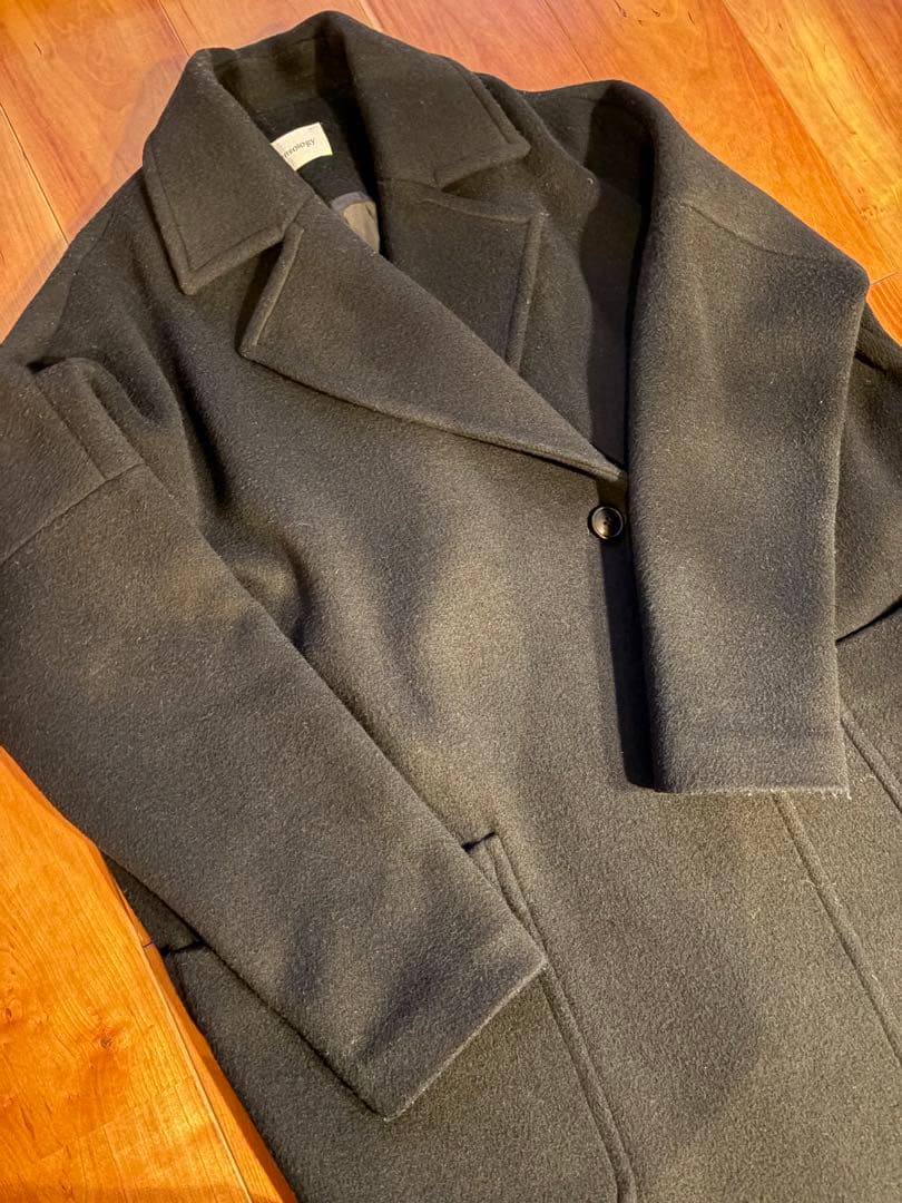 ★koca★Curensology カレンソロジー　ウールコート　ブラック